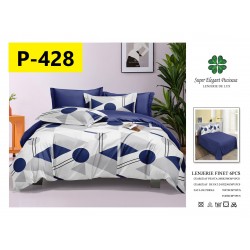 Lenjerie de Pat din Finet, 6 Piese, Pat 2 Persoane