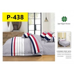 Lenjerie de Pat din Finet, 6 Piese, Pat 2 Persoane