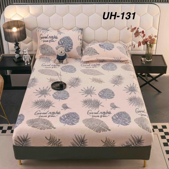 Husa de Pat cu 2 Fete de Perne Cocolino Huse cocolino 2 persoane cu elastic
