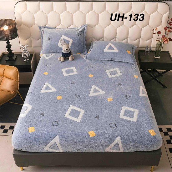 Husa de Pat cu 2 Fete de Perne Cocolino Huse cocolino 2 persoane cu elastic