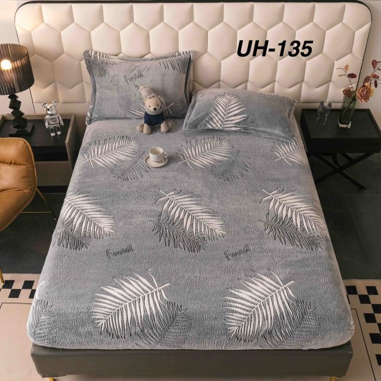 Husa de Pat cu 2 Fete de Perne Cocolino Huse cocolino 2 persoane cu elastic